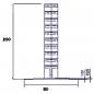 Preview: Abstandshalter Segmenthöhe 200 mm